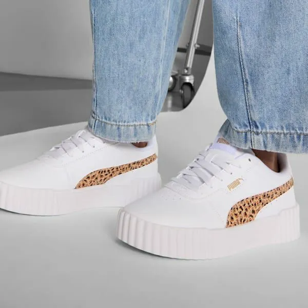 Puma Kids Carina 30 Animal Big 039 Sneakers Puma Whitelight Sandpuma Gold 8211 Kids Puma Kids Carina 30 Animal Big 039 Sneakers Puma Whitelight Sandpuma Gold 8211 Kids