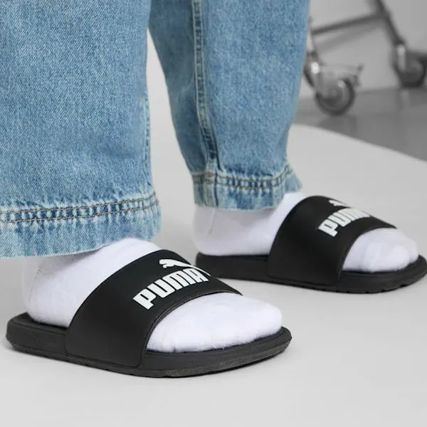 Puma Kids Cool Cat 20 Big 039 Slides Puma Blackpuma White 8211 Kids