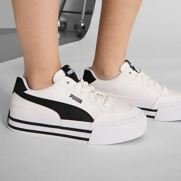 Puma Kids Court Classic Vulcanized Formstrip Big 039 Sneakers Puma Whitepuma Black 8211 Kids