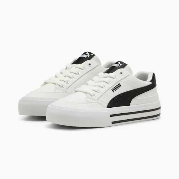 Puma Kids Court Classic Vulcanized Formstrip Big 039 Sneakers Puma Whitepuma Black 8211 Kids