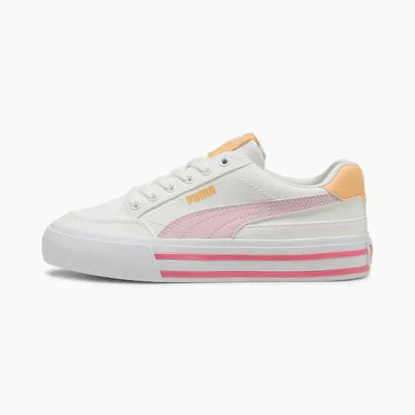Puma Kids Court Classic Vulcanized Formstrip Big 039 Sneakers Puma Whiterose Mauvealmost Apricot 8211 Kids Puma Kids Court Classic Vulcanized Formstrip Big 039 Sneakers Puma Whiterose Mauvealmost Apricot 8211 Kids