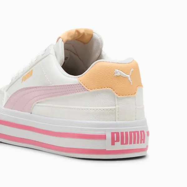 Puma Kids Court Classic Vulcanized Formstrip Big 039 Sneakers Puma Whiterose Mauvealmost Apricot 8211 Kids Puma Kids Court Classic Vulcanized Formstrip Big 039 Sneakers Puma Whiterose Mauvealmost Apricot 8211 Kids