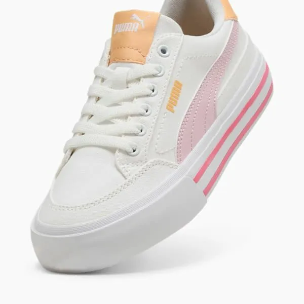 Puma Kids Court Classic Vulcanized Formstrip Big 039 Sneakers Puma Whiterose Mauvealmost Apricot 8211 Kids Puma Kids Court Classic Vulcanized Formstrip Big 039 Sneakers Puma Whiterose Mauvealmost Apricot 8211 Kids