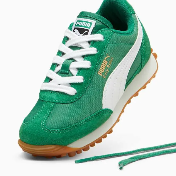 Puma Kids Easy Rider Vintage Little 039 Sneakers Archive Greenpuma White 8211 Kids Puma Kids Easy Rider Vintage Little 039 Sneakers Archive Greenpuma White 8211 Kids