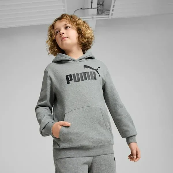 Puma Kids Essentials No 1 Logo Big 039 Fleece Hoodie Medium Gray Heather 8211 Kids Puma Kids Essentials No 1 Logo Big 039 Fleece Hoodie Medium Gray Heather 8211 Kids