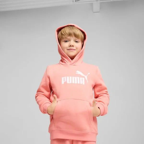 Puma Kids Essentials No 1 Logo Little 039 Fleece Hoodie Pink Fruit 8211 Kids