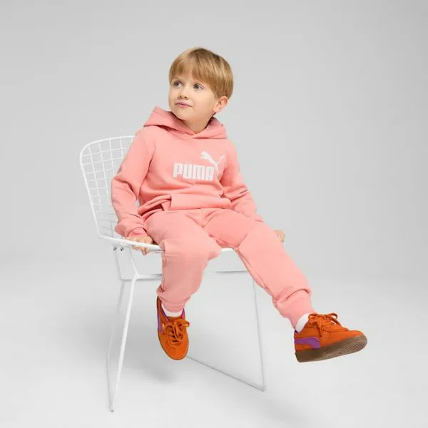 Puma Kids Essentials No 1 Logo Little 039 Fleece Hoodie Pink Fruit 8211 Kids