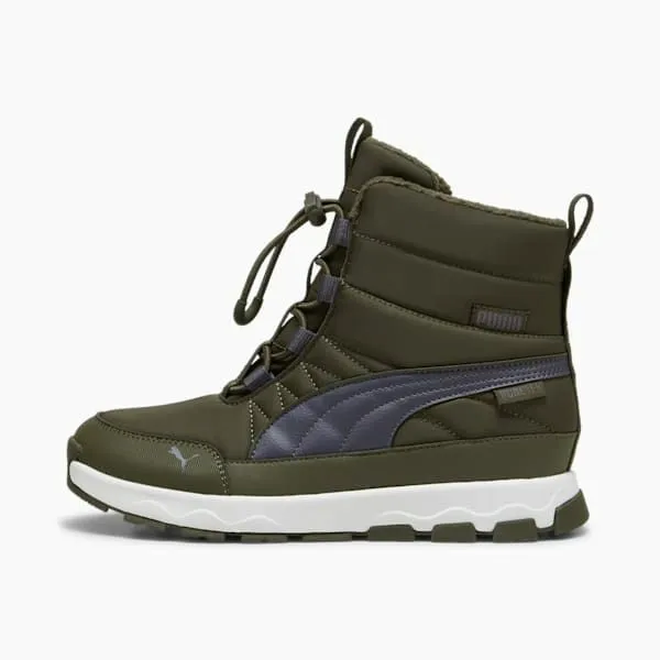 Puma Kids Evolve Puretex Big 039 Boots Dark Olivegalactic Graypuma White 8211 Kids Puma Kids Evolve Puretex Big 039 Boots Dark Olivegalactic Graypuma White 8211 Kids