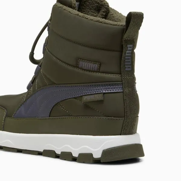 Puma Kids Evolve Puretex Big 039 Boots Dark Olivegalactic Graypuma White 8211 Kids Puma Kids Evolve Puretex Big 039 Boots Dark Olivegalactic Graypuma White 8211 Kids