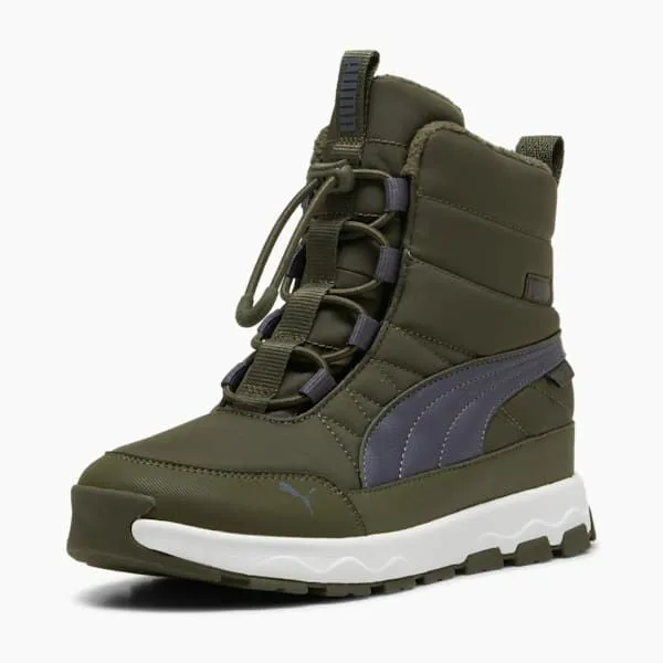 Puma Kids Evolve Puretex Big 039 Boots Dark Olivegalactic Graypuma White 8211 Kids Puma Kids Evolve Puretex Big 039 Boots Dark Olivegalactic Graypuma White 8211 Kids