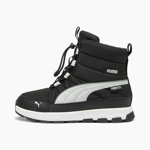 Puma Kids Evolve Puretex Big 039 Boots Puma Blackash Graypuma White 8211 Kids
