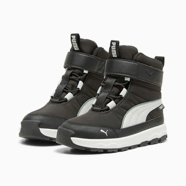 Puma Kids Evolve Puretex Little 039 Alternate Closure Boots Puma Blackash Graypuma White 8211 Kids Puma Kids Evolve Puretex Little 039 Alternate Closure Boots Puma Blackash Graypuma White 8211 Kids