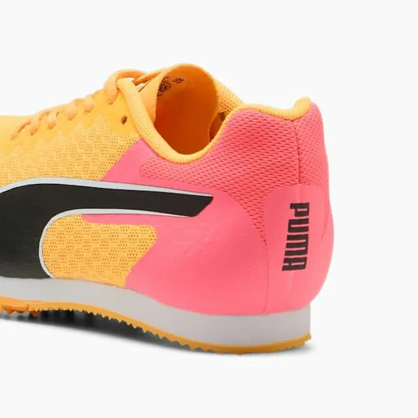 Puma Kids EvoSPEED Star 9 Big 039 Track Spikes Sun Streamsunset Glowpuma Black 8211 Kids