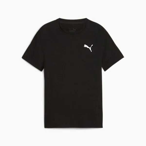 Puma Kids EVOSTRIPE Big 039 Tee Puma Black 8211 Kids
