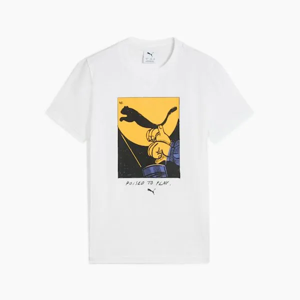 Puma Kids Graphics Big 039 Tee II Puma White 8211 Kids