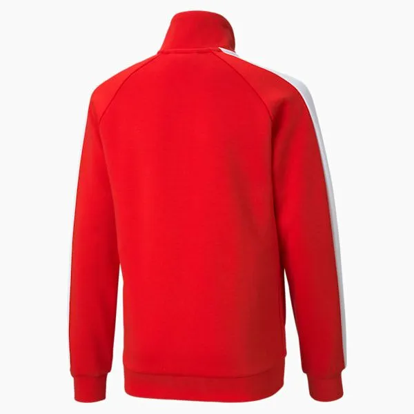 Puma Kids Iconic T7 Big 039 Track Jacket High Risk Red 8211 Kids