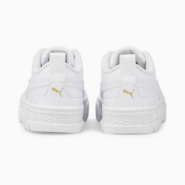 Puma Kids Mayze Leather Toddler039s Alternate Closure Sneakers Puma Whitepuma Team Gold 8211 Kids Puma Kids Mayze Leather Toddler039s Alternate Closure Sneakers Puma Whitepuma Team Gold 8211 Kids