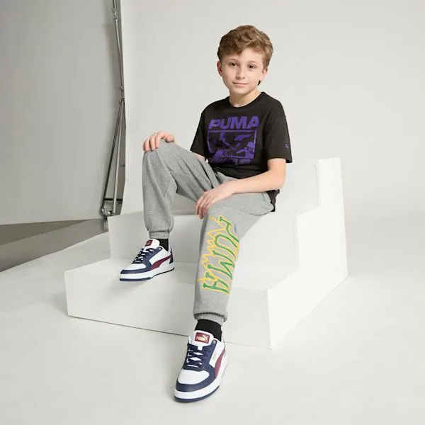Puma Kids PUMA Caven 20 Big 039 Sneakers Puma Whitedark Jasperpuma Navygold 8211 Kids