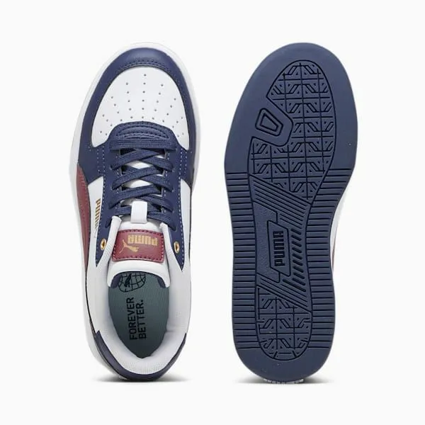 Puma Kids PUMA Caven 20 Big 039 Sneakers Puma Whitedark Jasperpuma Navygold 8211 Kids