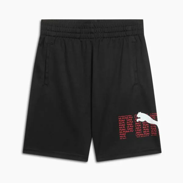 Puma Kids PUMA Logo Lab Pack Little 039 Shorts Puma Black 8211 Kids