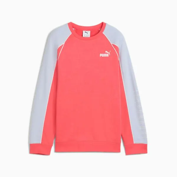 Puma Kids PUMA SPORT Big 039 Crew Sweatshirt Peach Frost 8211 Kids