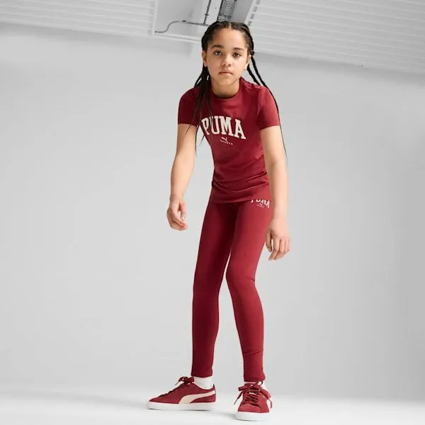 Puma Kids PUMA Squad Big 039 Tee Intense Red 8211 Kids