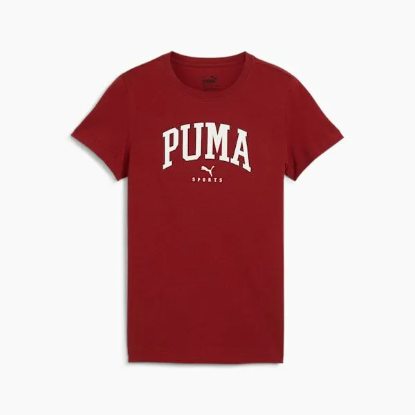 Puma Kids PUMA Squad Big 039 Tee Intense Red 8211 Kids