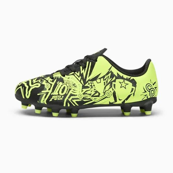 Puma Kids PUMA X CHRISTIAN PULISIC TACTO II 039 FirmArtificial Ground Soccer Cleats Puma Blackelectric Lime 8211 Kids Puma Kids PUMA X CHRISTIAN PULISIC TACTO II 039 FirmArtificial Ground Soccer Cleats Puma Blackelectric Lime 8211 Kids