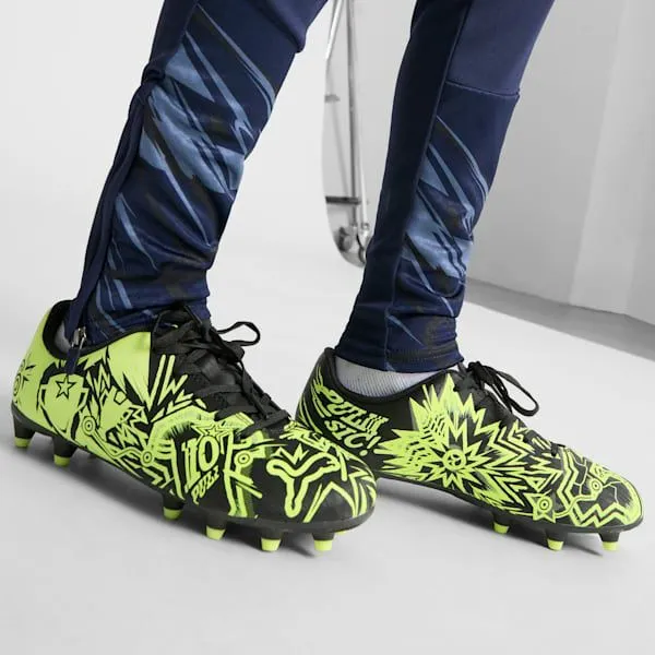 Puma Kids PUMA X CHRISTIAN PULISIC TACTO II 039 FirmArtificial Ground Soccer Cleats Puma Blackelectric Lime 8211 Kids Puma Kids PUMA X CHRISTIAN PULISIC TACTO II 039 FirmArtificial Ground Soccer Cleats Puma Blackelectric Lime 8211 Kids