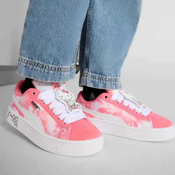 Puma Kids PUMA X HELLO KITTY AND FRIENDS Suede XL Big 039 Sneakers Magic Rosepeaceful Blue 8211 Kids