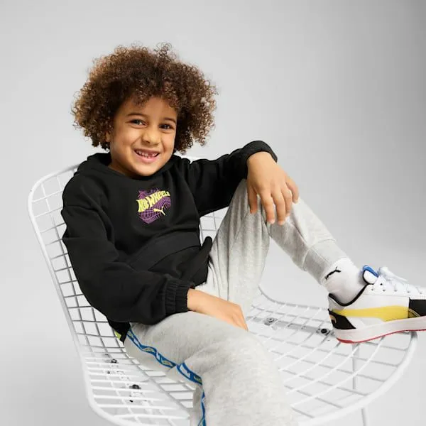 Puma Kids PUMA X HOT WHEELS Little 039 Relaxed Graphic Hoodie Puma Black 8211 Kids Puma Kids PUMA X HOT WHEELS Little 039 Relaxed Graphic Hoodie Puma Black 8211 Kids
