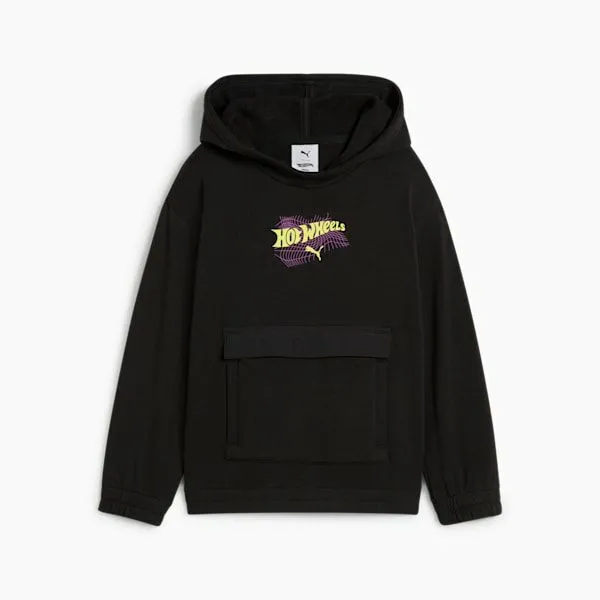 Puma Kids PUMA X HOT WHEELS Little 039 Relaxed Graphic Hoodie Puma Black 8211 Kids Puma Kids PUMA X HOT WHEELS Little 039 Relaxed Graphic Hoodie Puma Black 8211 Kids