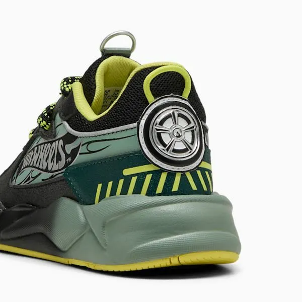 Puma Kids PUMA X HOT WHEELS RSX Little 039 Sneakers Puma Blackgreen Moon 8211 Kids