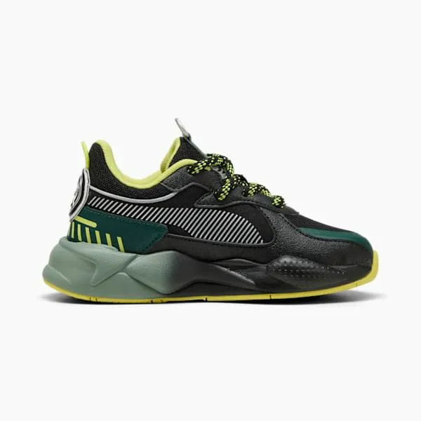 Puma Kids PUMA X HOT WHEELS RSX Little 039 Sneakers Puma Blackgreen Moon 8211 Kids
