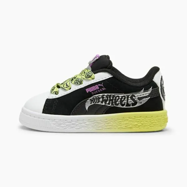 Puma Kids PUMA X HOT WHEELS Suede XL Toddlers039 Sneakers Puma Blackpuma Whitelemon Sherbert 8211 Kids Puma Kids PUMA X HOT WHEELS Suede XL Toddlers039 Sneakers Puma Blackpuma Whitelemon Sherbert 8211 Kids