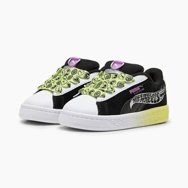 Puma Kids PUMA X HOT WHEELS Suede XL Toddlers039 Sneakers Puma Blackpuma Whitelemon Sherbert 8211 Kids Puma Kids PUMA X HOT WHEELS Suede XL Toddlers039 Sneakers Puma Blackpuma Whitelemon Sherbert 8211 Kids