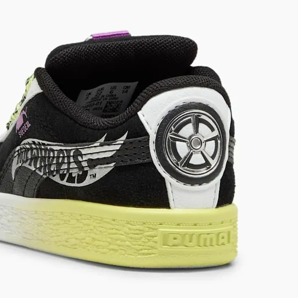 Puma Kids PUMA X HOT WHEELS Suede XL Toddlers039 Sneakers Puma Blackpuma Whitelemon Sherbert 8211 Kids Puma Kids PUMA X HOT WHEELS Suede XL Toddlers039 Sneakers Puma Blackpuma Whitelemon Sherbert 8211 Kids