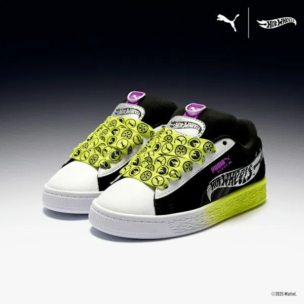 Puma Kids PUMA X HOT WHEELS Suede XL Toddlers039 Sneakers Puma Blackpuma Whitelemon Sherbert 8211 Kids Puma Kids PUMA X HOT WHEELS Suede XL Toddlers039 Sneakers Puma Blackpuma Whitelemon Sherbert 8211 Kids