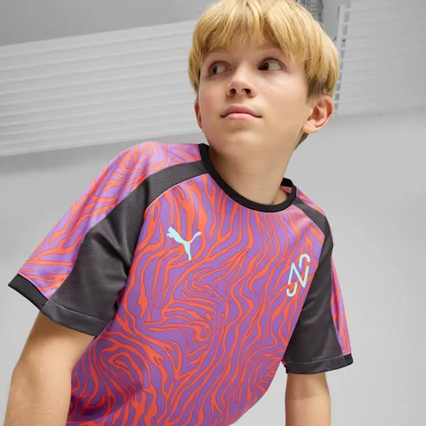 Puma Kids PUMA X NEYMAR Creativity Big 039 Soccer Jersey Soft Violetdark Coal 8211 Kids