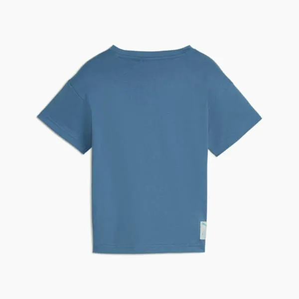 Puma Kids PUMA X PLAYMOBIL Little 039 Tee Blue Horizon 8211 Kids