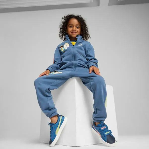 Puma Kids PUMA X PLAYMOBIL Little 039 Track Jacket Blue Horizon 8211 Kids