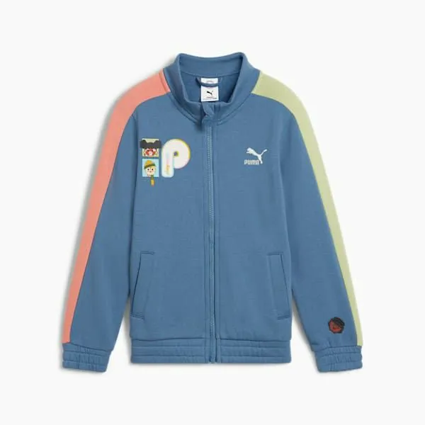Puma Kids PUMA X PLAYMOBIL Little 039 Track Jacket Blue Horizon 8211 Kids
