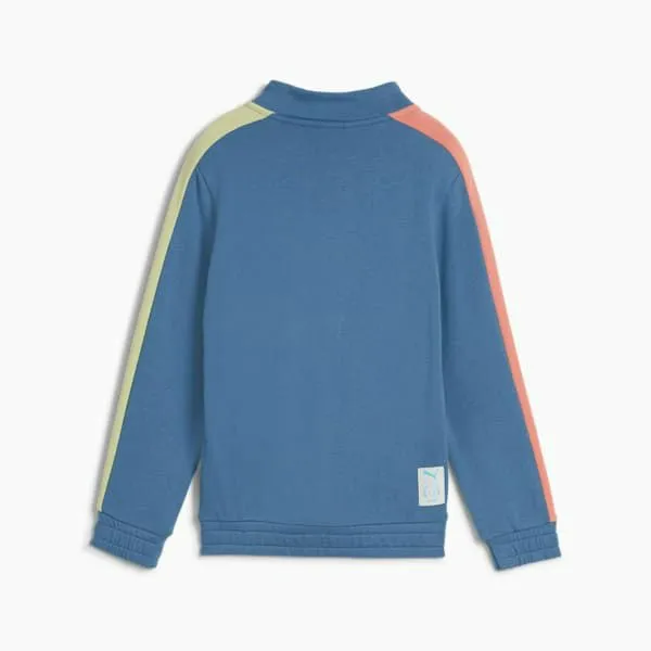 Puma Kids PUMA X PLAYMOBIL Little 039 Track Jacket Blue Horizon 8211 Kids