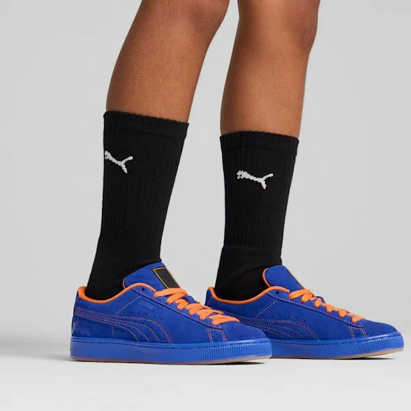 Puma Kids PUMA X ROCKET LEAGUE Suede Big 039 Sneakers Dart Bluerickie Orange 8211 Kids