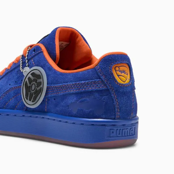 Puma Kids PUMA X ROCKET LEAGUE Suede Big 039 Sneakers Dart Bluerickie Orange 8211 Kids