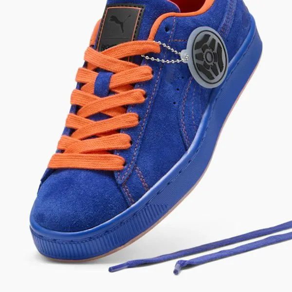 Puma Kids PUMA X ROCKET LEAGUE Suede Big 039 Sneakers Dart Bluerickie Orange 8211 Kids