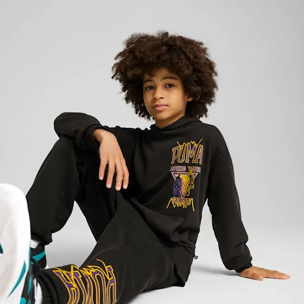 Puma Kids Rival Rage Big 039 Hoodie Puma Black 8211 Kids