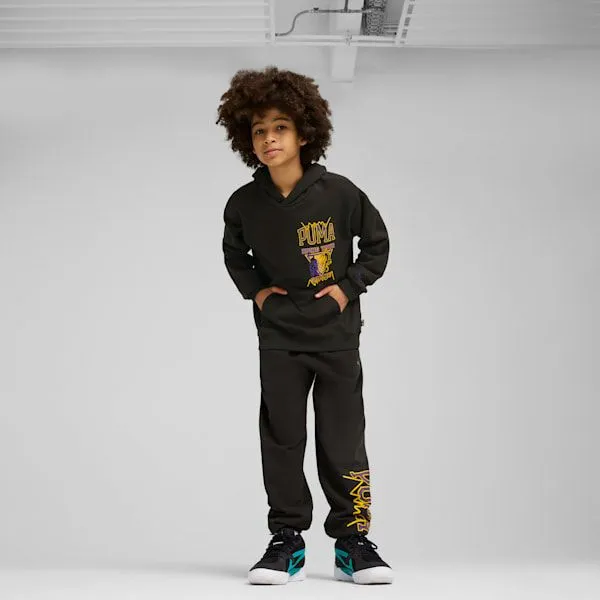 Puma Kids Rival Rage Big 039 Hoodie Puma Black 8211 Kids