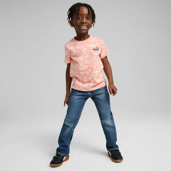 Puma Kids Sandy Adventures Little 039 AllOver Print Tee Pink Fruit 8211 Kids