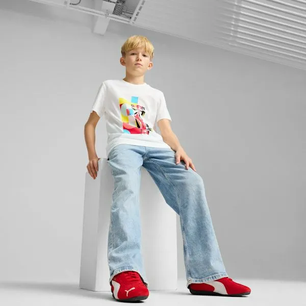 Puma Kids Scuderia Ferrari Race Big 039 Graphic Tee Puma White 8211 Kids